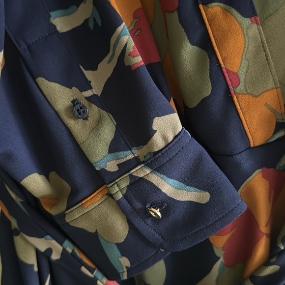 Lauren Ralph Lauren Floral Surplice Georgette Midi
Dress.       #8 - Picture 7 of 8